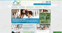 Desktop Screenshot of campusaulavirtual.com